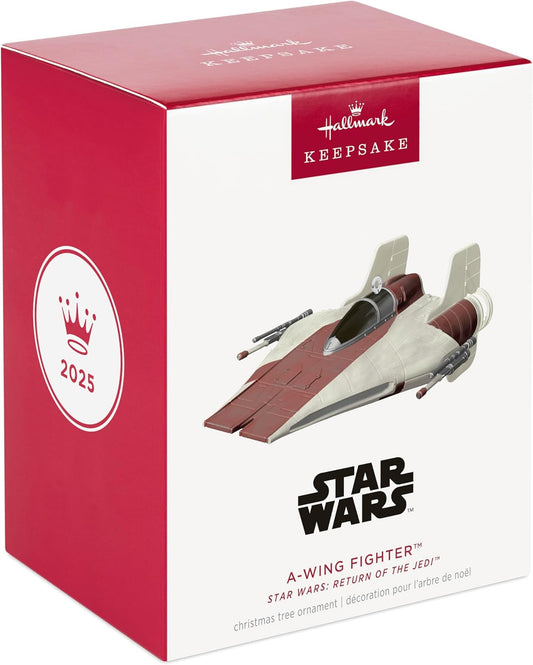 Hallmark Keepsake Christmas Ornament 2025, Star Wars: Return of The Jedi A-Wing Fighter, Gifts for Star Wars Fans - BCGiftMall