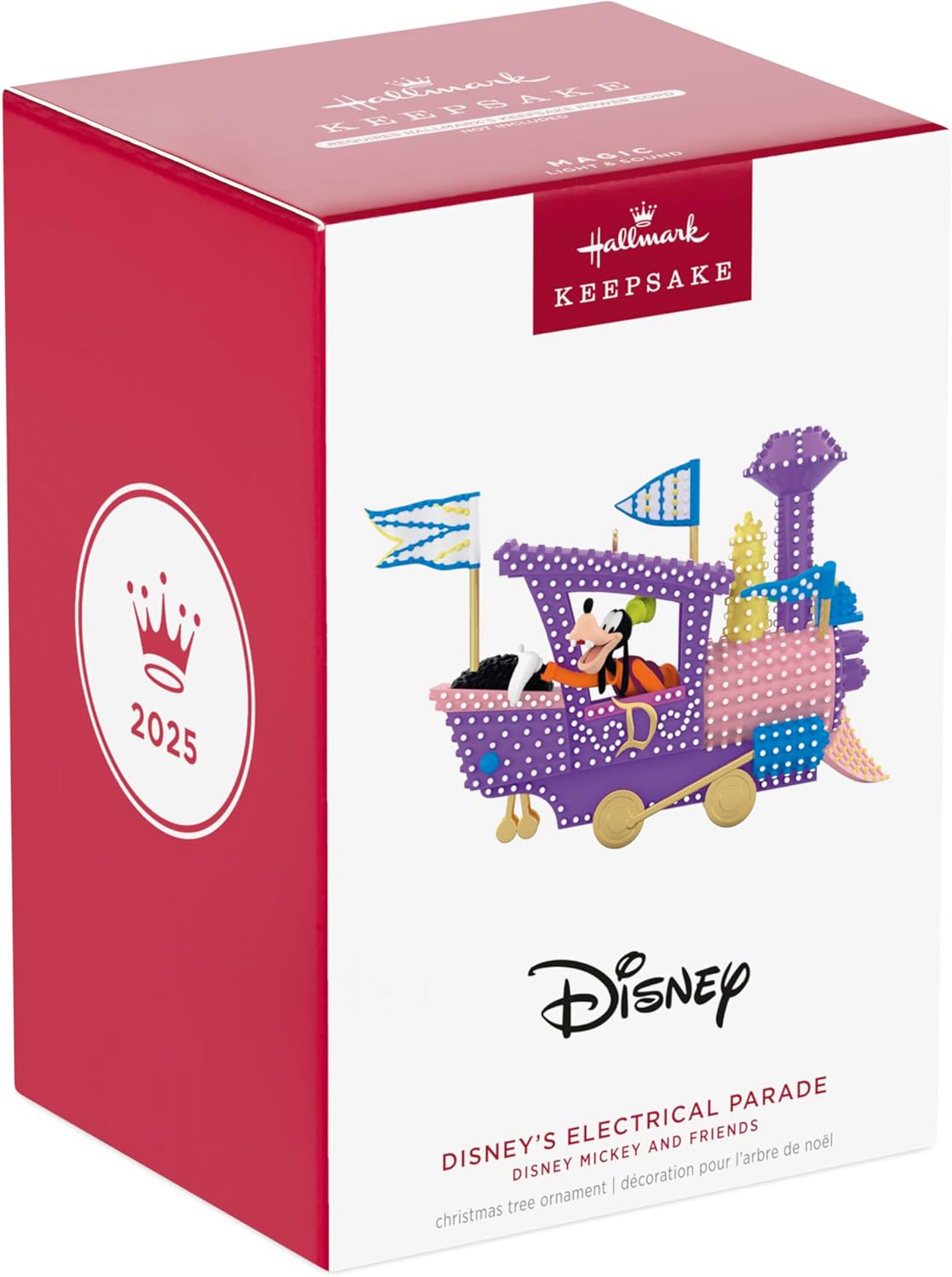 Hallmark Keepsake Christmas Ornament 2025, Disney Mickey and Friends Disney's Electrical Parade Musical With Light, Gifts for Disney Fans - BCGiftMall