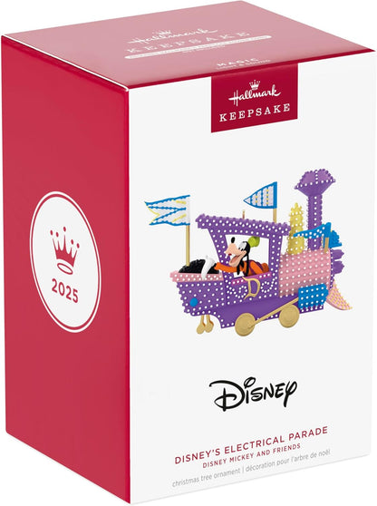 Hallmark Keepsake Christmas Ornament 2025, Disney Mickey and Friends Disney's Electrical Parade Musical With Light, Gifts for Disney Fans - BCGiftMall