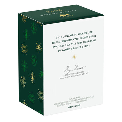 2026 Limited Edition Hallmark Christmas Ornament Disney Alice in Wonderland 75th Anniversary The White Rabbit