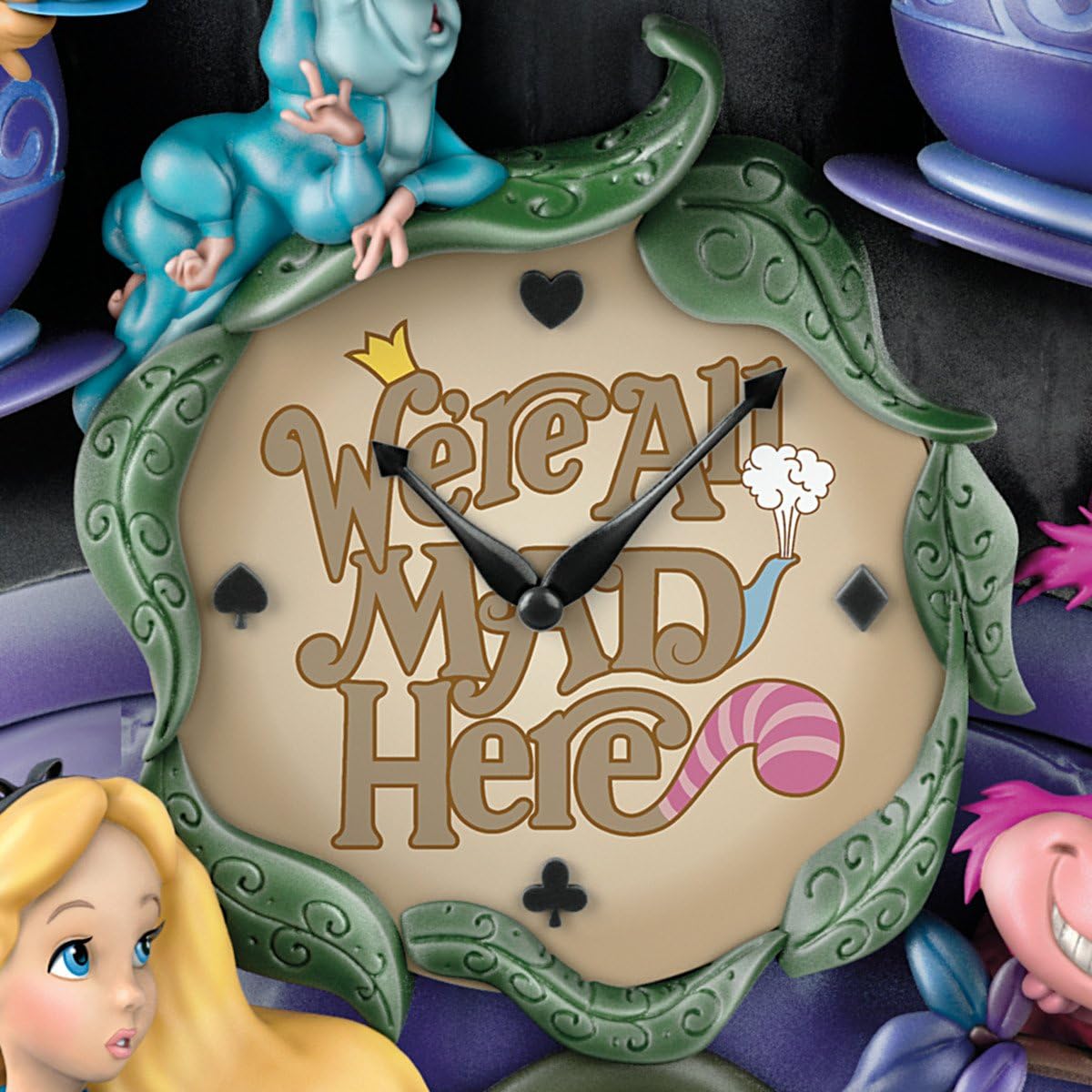 Disney Alice in Wonderland Mad Hatter Cuckoo Clock