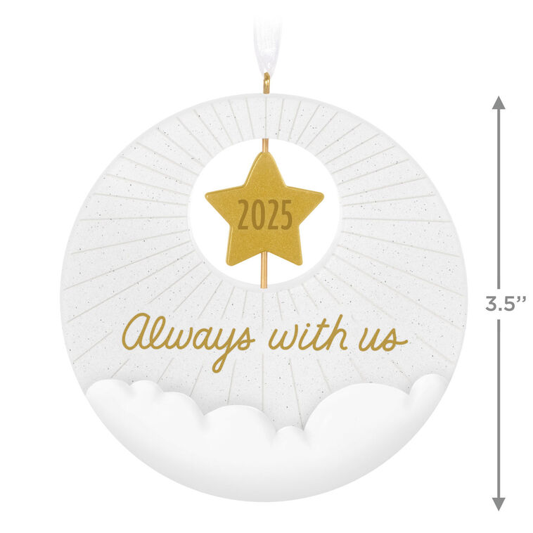 Hallmark Keepsake Christmas Ornament 2025, Always with Us 2025, Remembrance Gifts - BCGiftMall