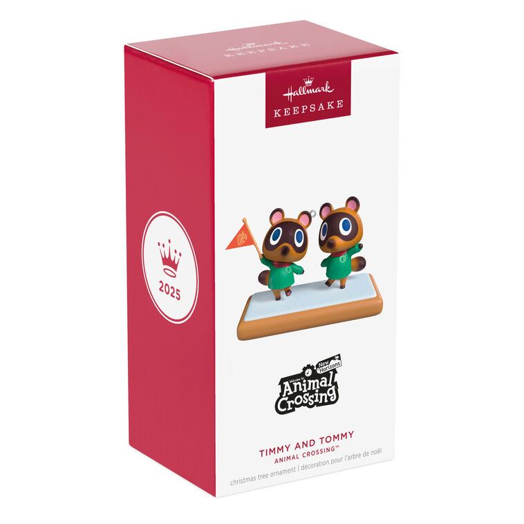 Hallmark Keepsake Christmas Ornament 2025, Nintendo Animal Crossing Timmy and Tommy, Gifts for Gamers - BCGiftMall