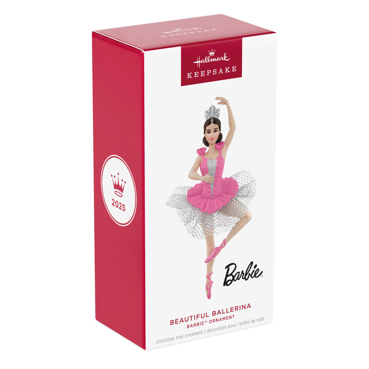 Hallmark Keepsake Christmas Ornament 2025, Barbie Beautiful Ballerina, Gifts for Barbie Fans - BCGiftMall