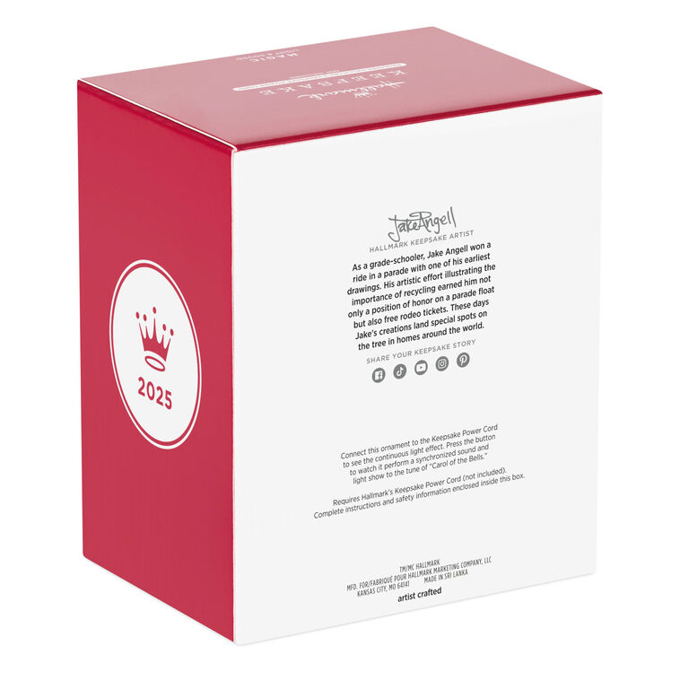 Hallmark Keepsake Christmas Ornament 2025, Barbie Merriest Dream House Musical with Light, Gifts for Barbie Fans - BCGiftMall