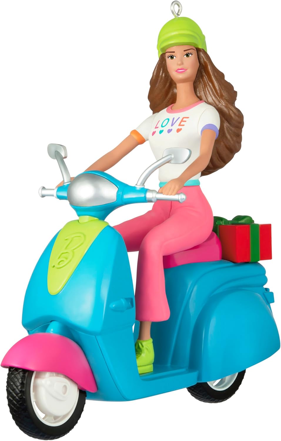 Hallmark 2026 Keepsake Barbie Christmas Ornament (Fashionistas Doll and Scooter)