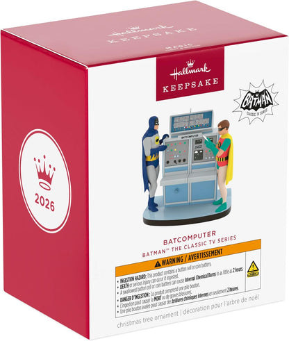 Hallmark 2026 Keepsake DC Comics Batman Christmas Ornament (Batcomputer)