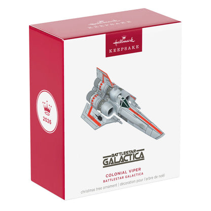 2026 Hallmark Christmas Ornament Battlestar Galactica Colonial Viper
