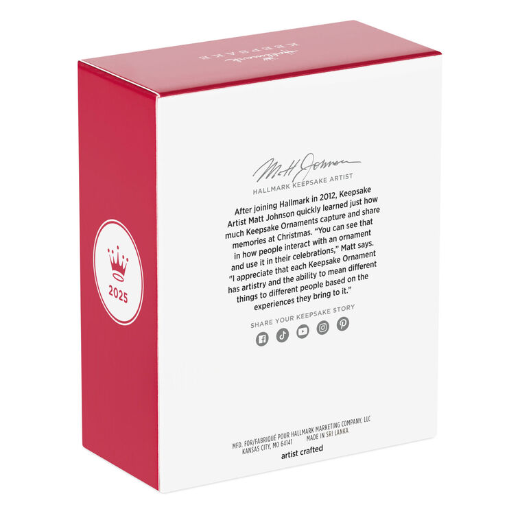 Hallmark Keepsake Christmas Ornament 2025, Christmas Cheers, Funny Gifts
