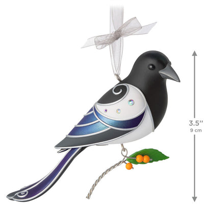 Hallmark 2026 Christmas Ornament The Beauty of Birds Black-Billed Magpie