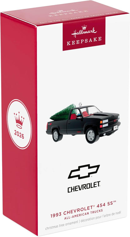 2026 Hallmark Christmas Ornament All-American Trucks 1993 Chevrolet 454 SS 2026 Metal Ornament