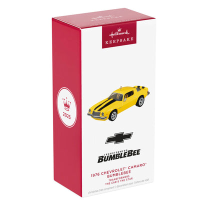 Hallmark Keepsake Christmas Ornament 2025, The Car's The Star Transformers 1976 Chevrolet Camaro Bumblebee, Metal, Movie Gifts - BCGiftMall