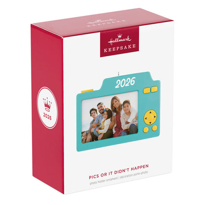 Hallmark Christmas Ornament Pics or It Didn't Happen 2026 Photo Frame