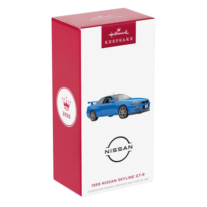 Hallmark Limited Edition 1999 Nissan Skyline GT-R 2025 Metal Ornament - BCGiftMall