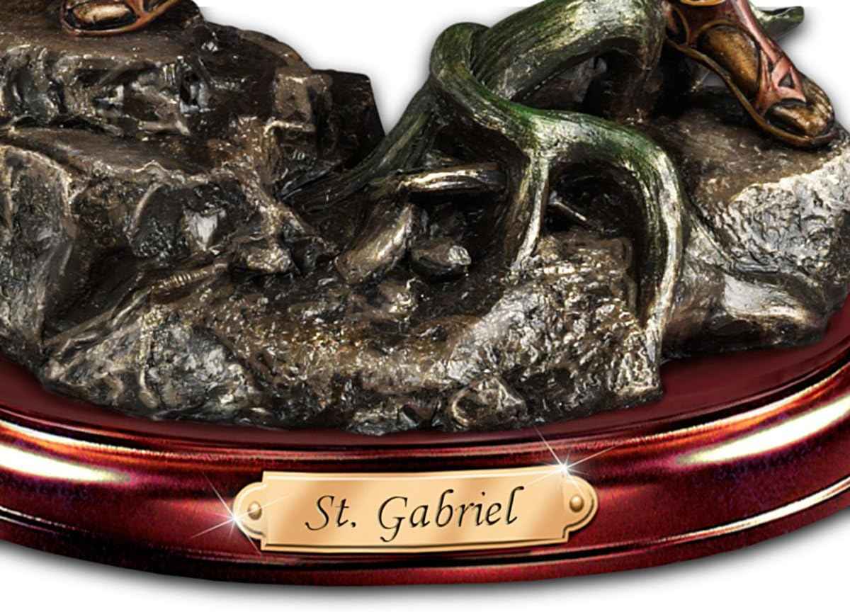 The Bradford Exchange Archangel Gabriel Sculpture with Howard David Johnson Artwork