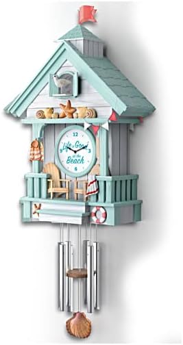 Life is Good at The Beach Sculptural Cuckoo Clock - Bradford Exchange
