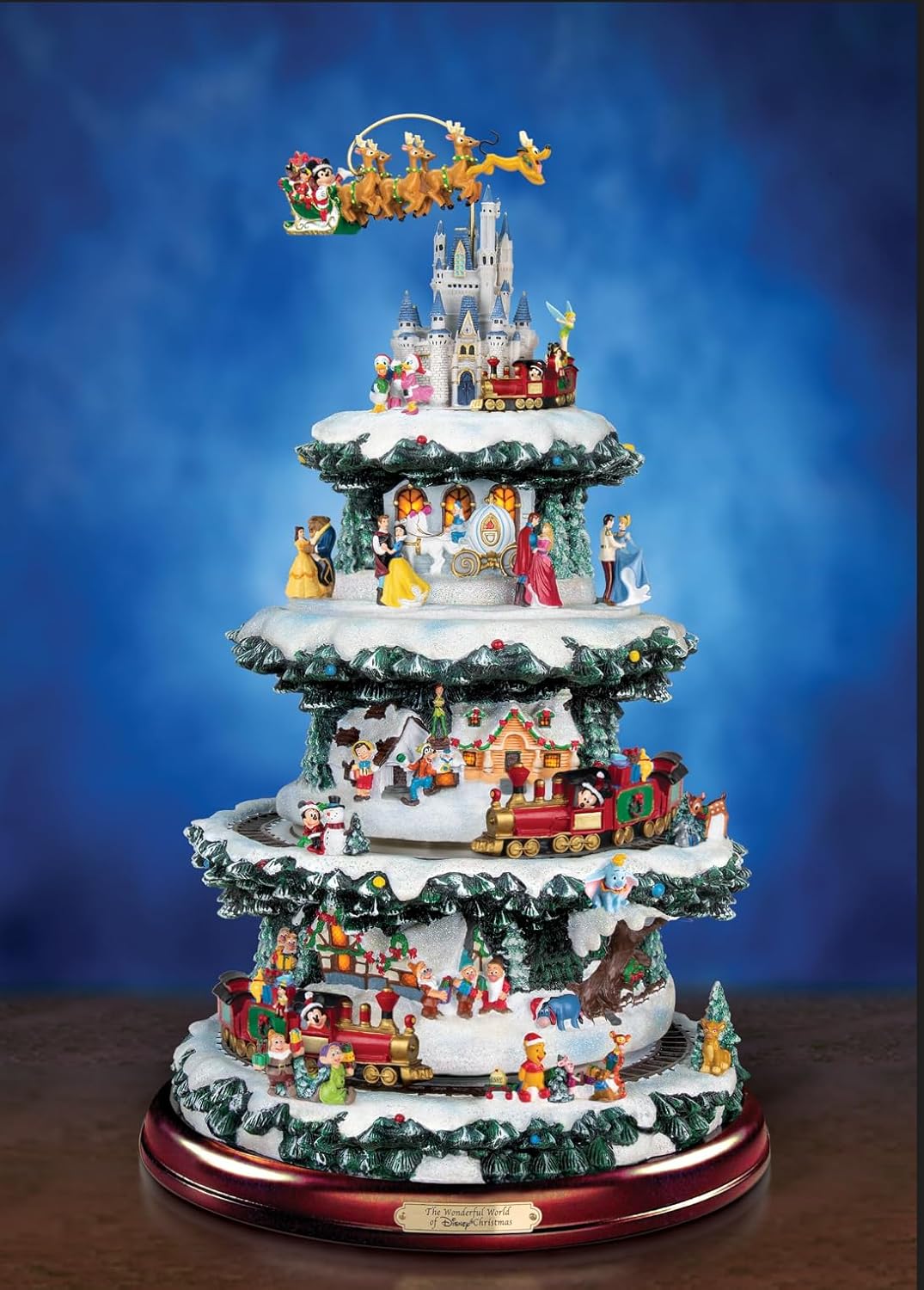 The Bradford Exchange Disney Tabletop Christmas Tree: The Wonderful World of Disney