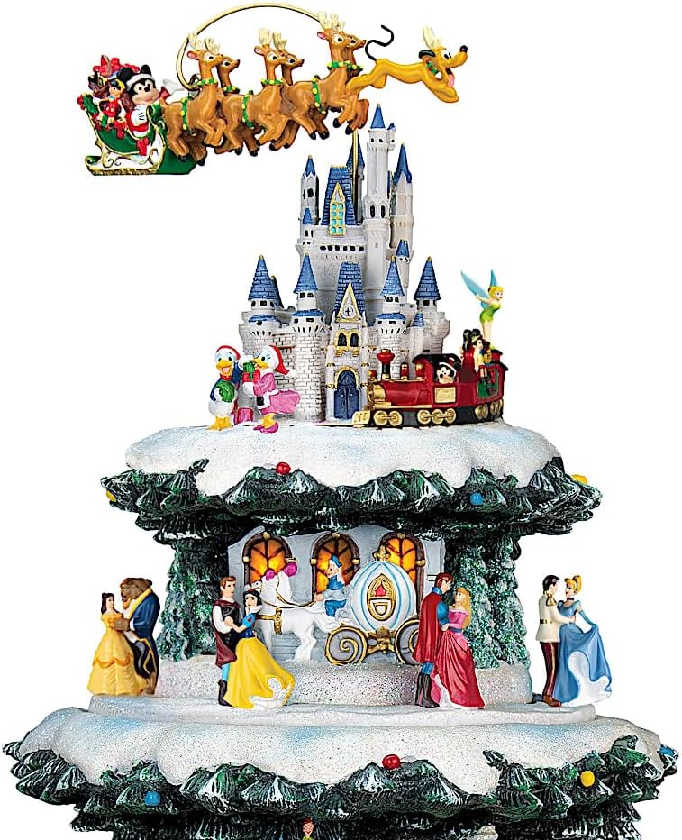 The Bradford Exchange Disney Tabletop Christmas Tree: The Wonderful World of Disney