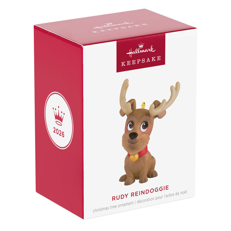 Hallmark 2026 Christmas Ornament Rudy Reindoggie