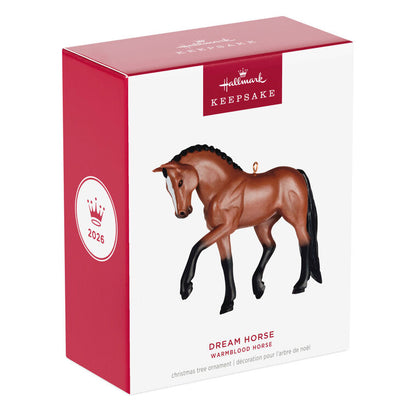 Hallmark 2026 Christmas Warmblood Dream Horse Ornament