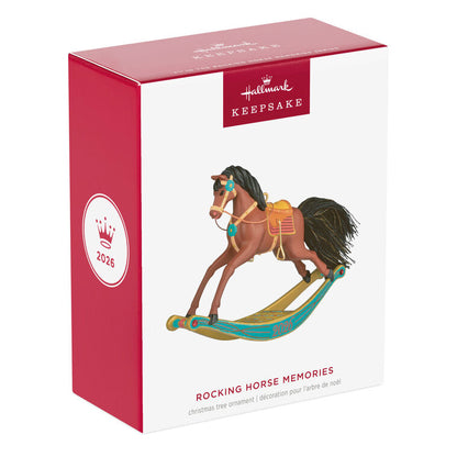 2026 Hallmark Christmas Ornament Rocking Horse Memories