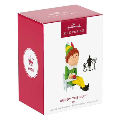 Hallmark 2026 Christmas Ornament Elf Buddy the Elf