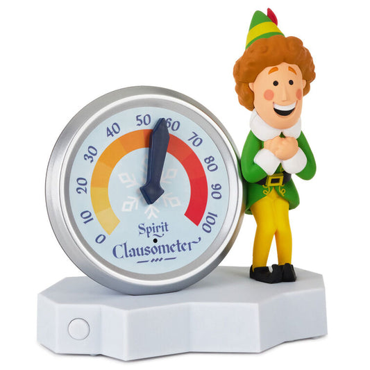 Elf Buddy the Elf™ Spirit Clausometer Figurine With Sound by Hallmark