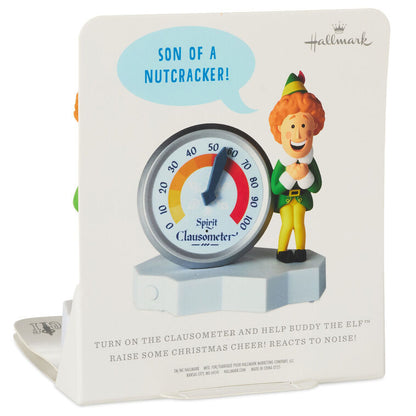 Elf Buddy the Elf™ Spirit Clausometer Figurine With Sound by Hallmark