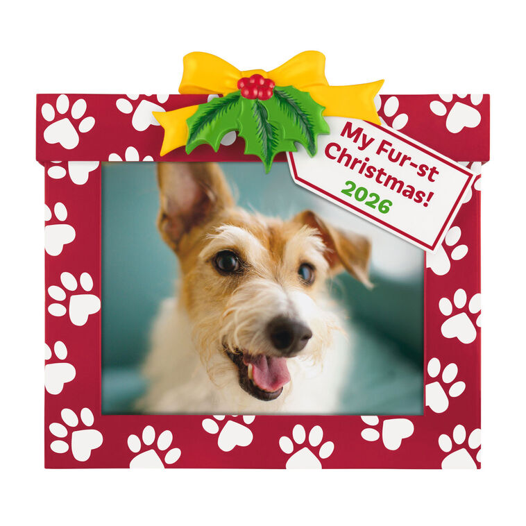 Hallmark 2026 My Fur-st Christmas 2026 Photo Frame Ornament