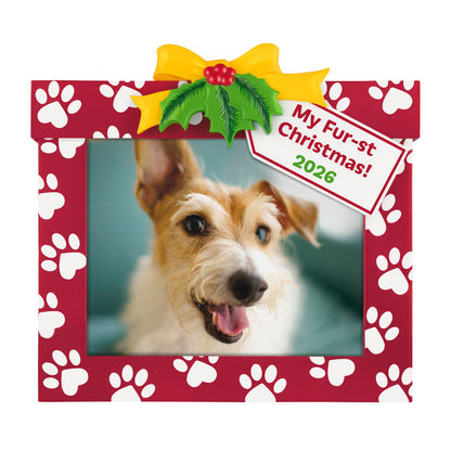 Hallmark 2026 My Fur-st Christmas 2026 Photo Frame Ornament