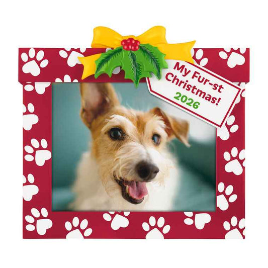 Hallmark 2026 My Fur-st Christmas 2026 Photo Frame Ornament