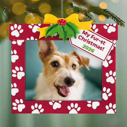Hallmark 2026 My Fur-st Christmas 2026 Photo Frame Ornament