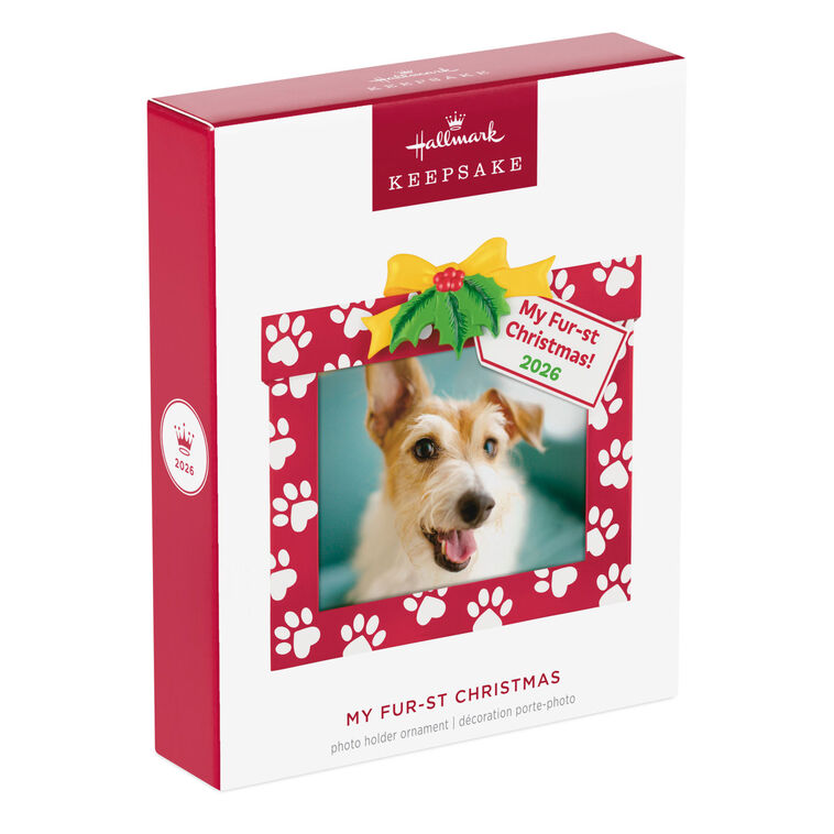Hallmark 2026 My Fur-st Christmas 2026 Photo Frame Ornament