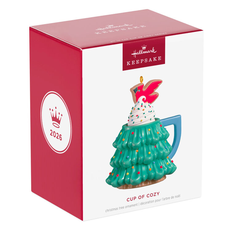 2026 Hallmark Christmas Ornament Cup of Cozy Porcelain
