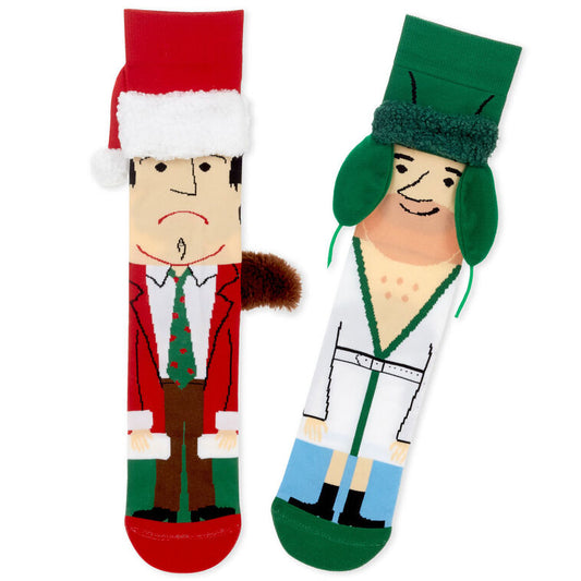 Hallmark National Lampoon's Christmas Vacation™ Clark and Eddie Novelty Socks (new coming)