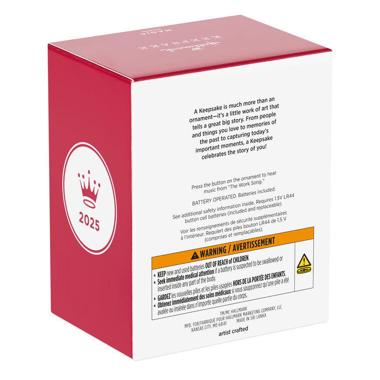 Hallmark Keepsake Christmas 2025 Disney Cinderella A Lovely Dress for Cinderelly Musical Ornament