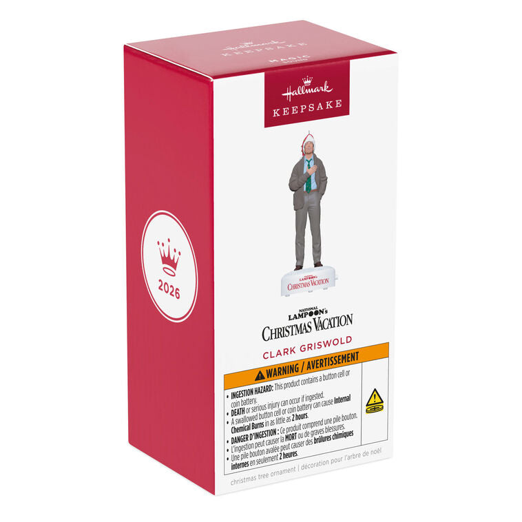 Hallmark 2026 National Lampoon's Christmas Vacation™ Clark Griswold Ornament With Sound