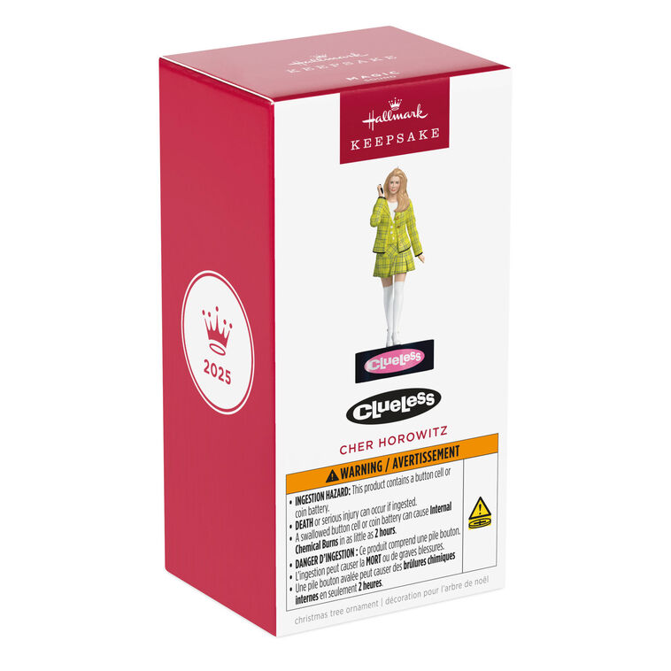 Hallmark Keepsake Christmas 2025 Clueless Cher Horowitz Ornament With Sound