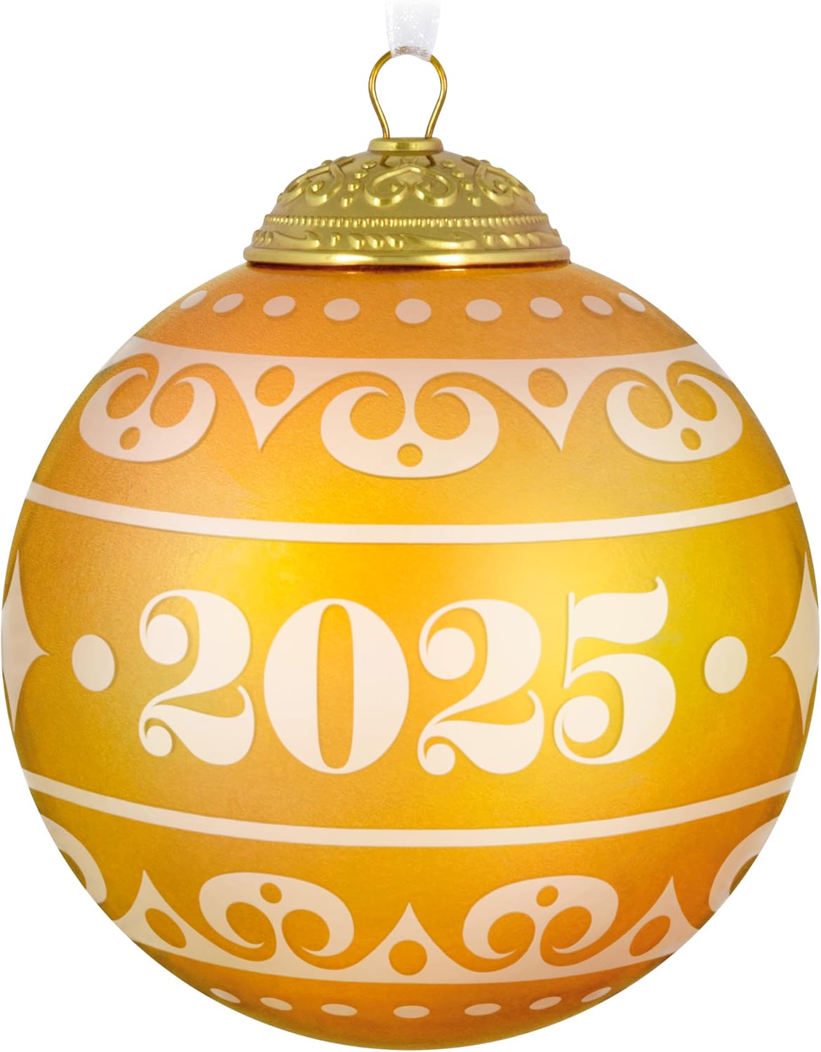 Hallmark Keepsake Christmas Ornament 2025, Christmas Commemorative 2025 Ball, Glass, Gifts for Christmas Lovers
