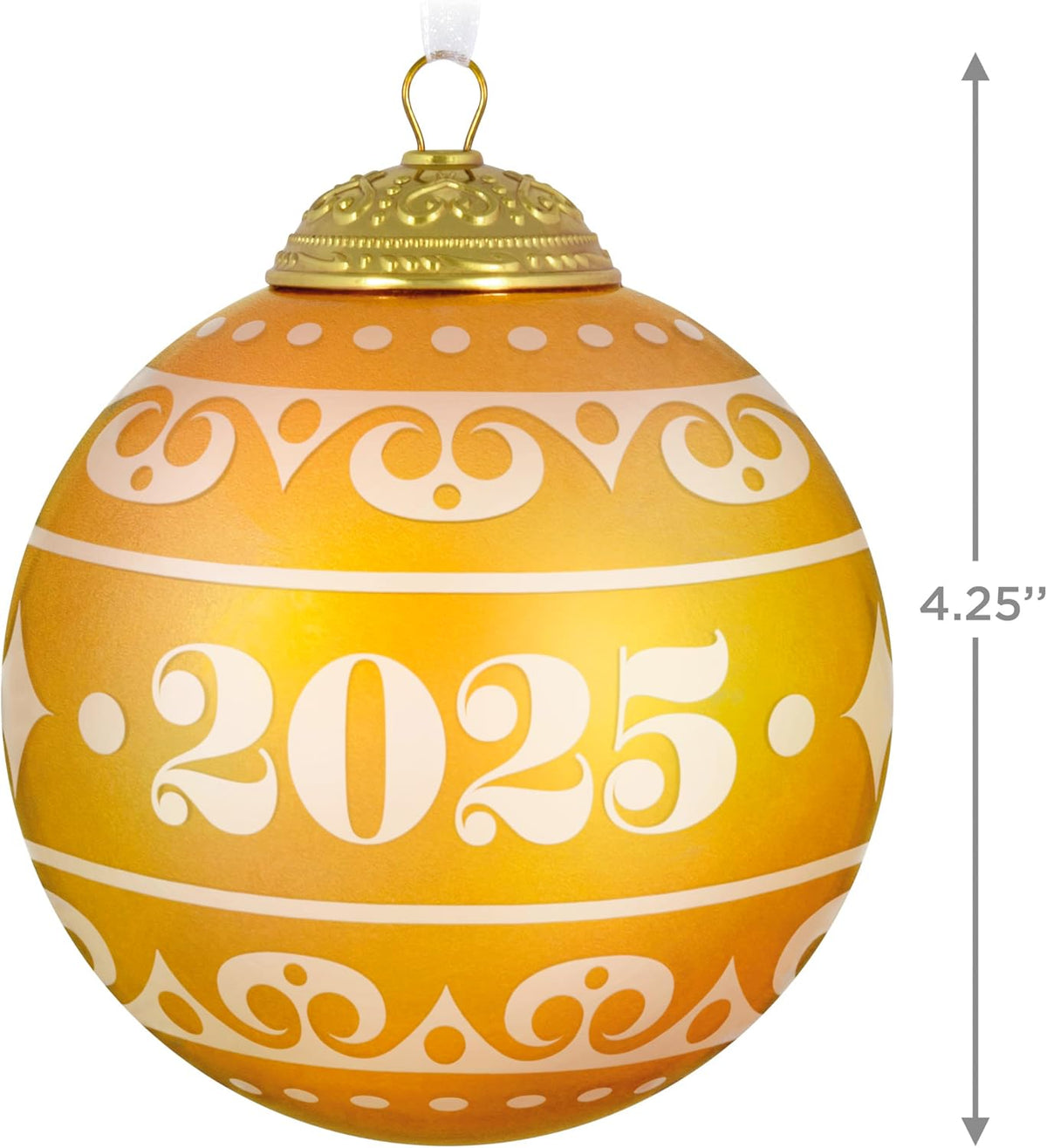 Hallmark Keepsake Christmas Ornament 2025, Christmas Commemorative 2025 Ball, Glass, Gifts for Christmas Lovers