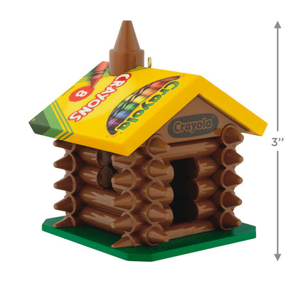 Hallmark 2025 Crayola® Colorful Log Cabin Ornament - BCGiftMall