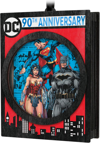 Hallmark Keepsake Christmas Ornament 2025, DC Comics 90th Anniversary, Papercraft, Gifts for DC Comics Fans