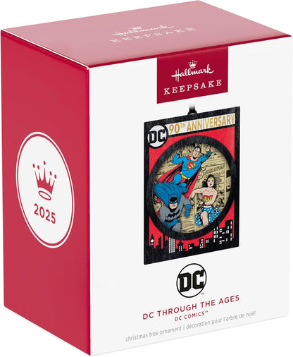 Hallmark Keepsake Christmas Ornament 2025, DC Comics 90th Anniversary, Papercraft, Gifts for DC Comics Fans