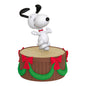 Hallmark 2026 Christmas Ornament Mini The Peanuts Gang Dancing Snoopy ShowToppers Musical Tree Topper With Light, 4"