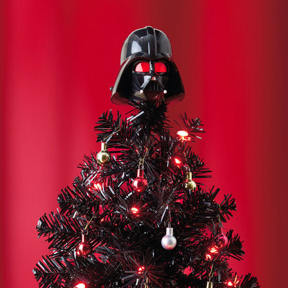 Hallmark Keepsake Ornament 2026 Mini Star Wars Darth Vader ShowToppers Musical Tree Topper With Light, 3"