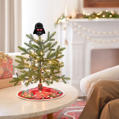 Hallmark Keepsake Ornament 2026 Mini Star Wars Darth Vader ShowToppers Musical Tree Topper With Light, 3"