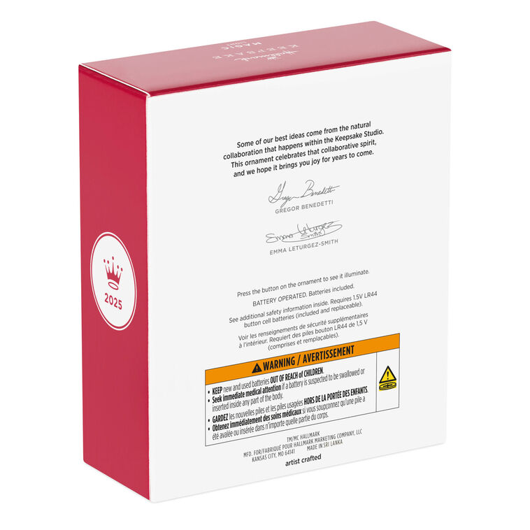 Hallmark Keepsake Christmas Ornament 2025, Marvel Deadpool It's a Sign! with Light, Gifts for Marvel Fans - BCGiftMall