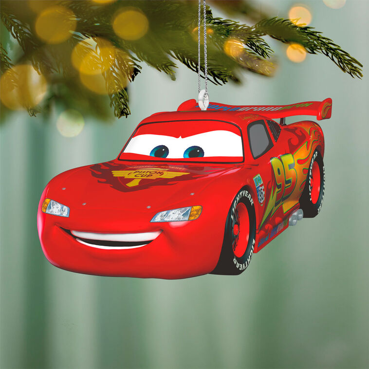 2026 Hallmark Christmas Ornament Disney Pixar Cars 2 15th Anniversary Lightning McQueen Metal Ornament