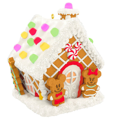 2026 Hallmark Christmas Ornament Disney Mickey and Friends Jolly Gingerbread House Musical Ornament With Light