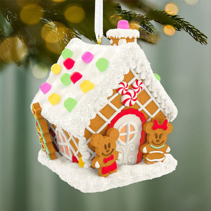 2026 Hallmark Christmas Ornament Disney Mickey and Friends Jolly Gingerbread House Musical Ornament With Light